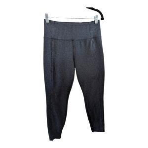 Athleta Delancey Gray Herringbone Tights Size SP EUC